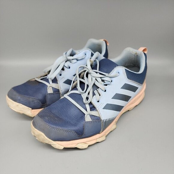 Adidas Terrex SMA 23M001 Running Shoes Women's Size 10 Blue Pink Synthetic - Picture 1 of 8